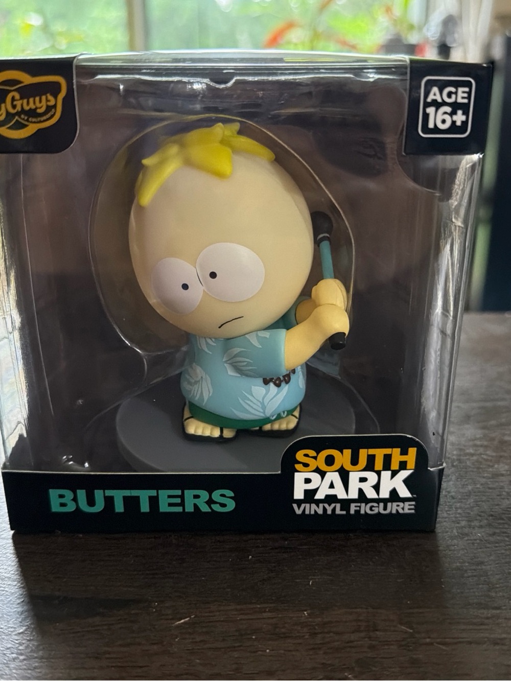 South Park Butters Vinyl Figure in Blue Hawaiian Shirt